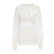 Ball J. Robinson Off White Sweatshirt Beige, Dam