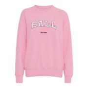 Ball Sportig Sweatshirt med Smart Brodyr Pink, Dam