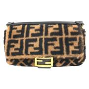 Fendi Vintage Pre-owned Tyg fendi-vskor Brown, Dam