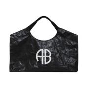 Anine Bing Drew Sport Tote Black, Dam