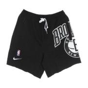 Nike NBA Courtside Fleece Shorts 75-årsjubileum Black, Herr