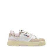 Autry CLC Låga Sneakers i Vit, Beige, Rosa White, Dam