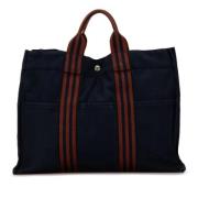 Hermès Vintage Pre-owned Canvas totevskor Blue, Dam