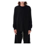 Rick Owens Svart Crewneck Stickat Aw24 Black, Herr