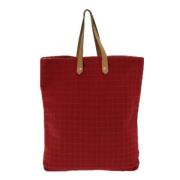 Hermès Vintage Pre-owned Canvas totevskor Red, Dam