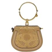 Chloé Pre-owned Pre-owned Mocka handvskor Beige, Dam