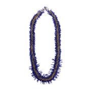 Dries Van Noten Halsband med Modell 504 Design Blue, Dam