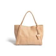 Parise Tote Bags Brown, Dam