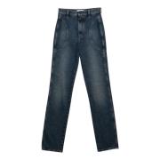 Alaïa Slim Fit Jeans Blue, Dam