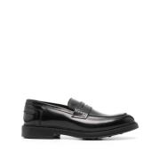 Doucal's Svart Penny Adler Loafer Sko Black, Herr