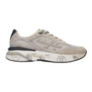 Premiata Stiliga Sneakers för Män Beige, Herr