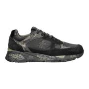 Premiata Vintage Mase sneakers med levande detaljer Black, Herr