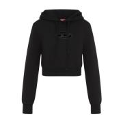 Diesel Svart Sweatshirt Snygg Bekväm Kvinnor Black, Dam