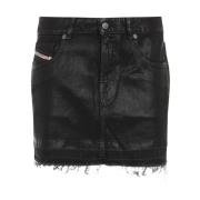 Diesel Svart Kjol Aw24 Black, Dam