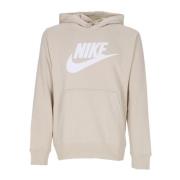 Nike Club Hoodie Pullover Långärmad Sweatshirt Beige, Herr