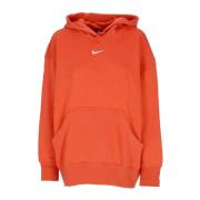 Nike Phoenix Fleece Oversized Pullover Hoodie Orange, Dam