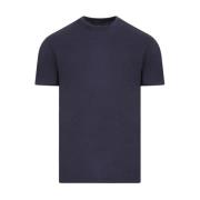 Tom Ford Blå T-shirt Crew Neck Regular Fit Blue, Herr