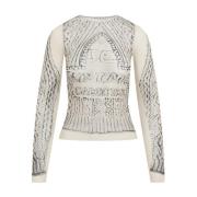 Jean Paul Gaultier Beige Elegant Topwear Aw24 Beige, Dam