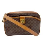 Celine Vintage Pre-owned Belagd canvas celine-vskor Brown, Dam