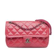 Chanel Vintage Pre-owned Laeder axelremsvskor Pink, Dam