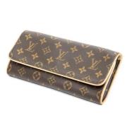 Louis Vuitton Vintage Pre-owned Canvas handvskor Brown, Dam