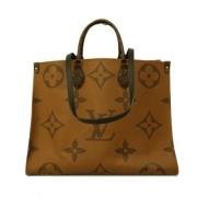 Louis Vuitton Vintage Pre-owned Tyg louis-vuitton-vskor Brown, Dam