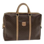 Celine Vintage Pre-owned Laeder handvskor Brown, Dam