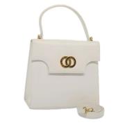 Celine Vintage Pre-owned Laeder celine-vskor White, Dam