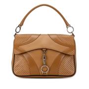 Prada Vintage Pre-owned Laeder handvskor Brown, Dam