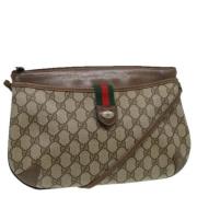 Gucci Vintage Pre-owned Laeder gucci-vskor Beige, Dam