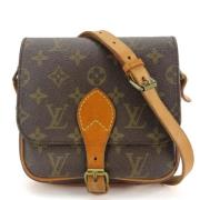 Louis Vuitton Vintage Pre-owned Tyg louis-vuitton-vskor Brown, Dam