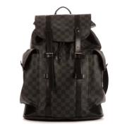 Louis Vuitton Vintage Pre-owned Canvas ryggsckar Gray, Dam