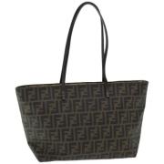 Fendi Vintage Pre-owned Canvas totevskor Brown, Dam