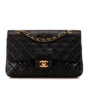 Chanel Vintage Pre-owned Laeder axelremsvskor Black, Dam