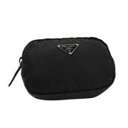 Prada Vintage Pre-owned Tyg kuvertvskor Black, Dam