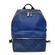 Louis Vuitton Vintage Pre-owned Tyg louis-vuitton-vskor Blue, Dam