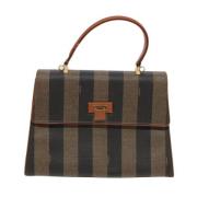 Fendi Vintage Pre-owned Canvas fendi-vskor Brown, Dam