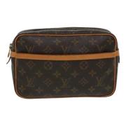 Louis Vuitton Vintage Pre-owned Canvas kuvertvskor Brown, Dam