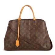 Louis Vuitton Vintage Pre-owned Canvas handvskor Brown, Dam