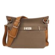 Hermès Vintage Pre-owned Laeder crossbodyvskor Brown, Dam