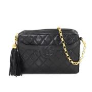 Chanel Vintage Pre-owned Laeder chanel-vskor Black, Dam