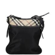 Burberry Vintage Pre-owned Canvas axelremsvskor Black, Dam