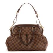 Louis Vuitton Vintage Pre-owned Canvas handvskor Brown, Dam