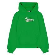 Barrow Hoodie med tvättat tryck Green, Unisex