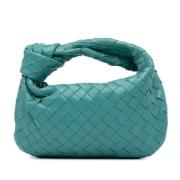 Bottega Veneta Vintage Pre-owned Laeder handvskor Blue, Dam