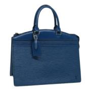 Louis Vuitton Vintage Pre-owned Laeder handvskor Blue, Dam