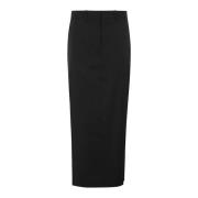 Helmut Lang Maxi Kjol med Dragkedja Black, Dam