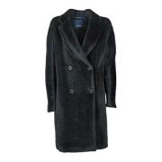 Max Mara Eleganta Kappor för Kvinnor Black, Dam