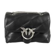 Pinko Mini Love Puff Clutch Black, Dam