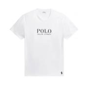 Ralph Lauren Vita T-shirts och Polos med Logotyp White, Herr